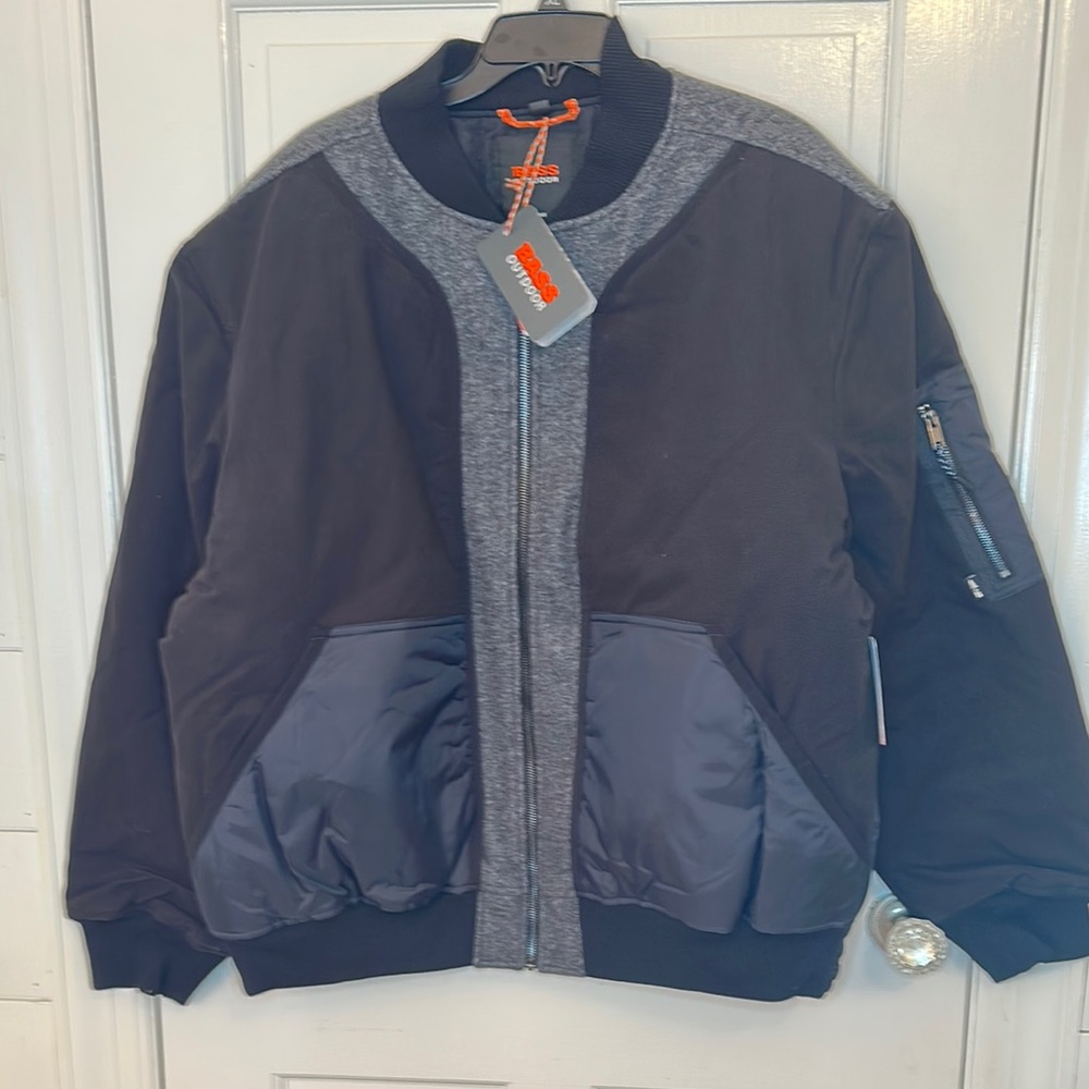 Bass Outdoor Hero Bomber Jacket Black size XXL NWT‎